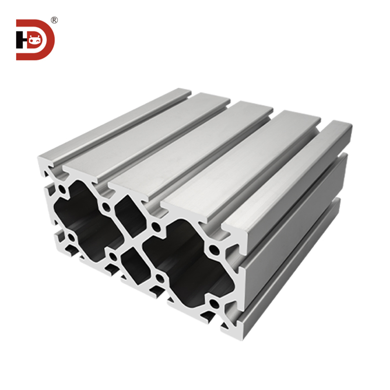 80160 Heavy-Duty Aluminum Profile 6063 Material for Mechanical Frame Structures