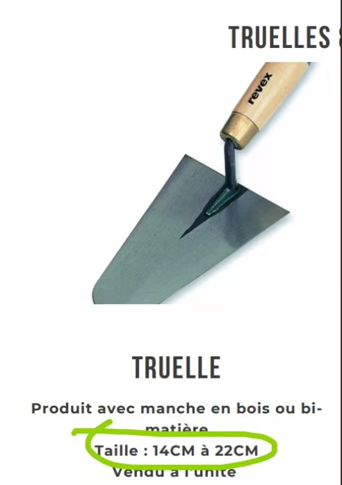 Stainless Steel Plastering Trowel with Wooden Handle for Building (BR2336)