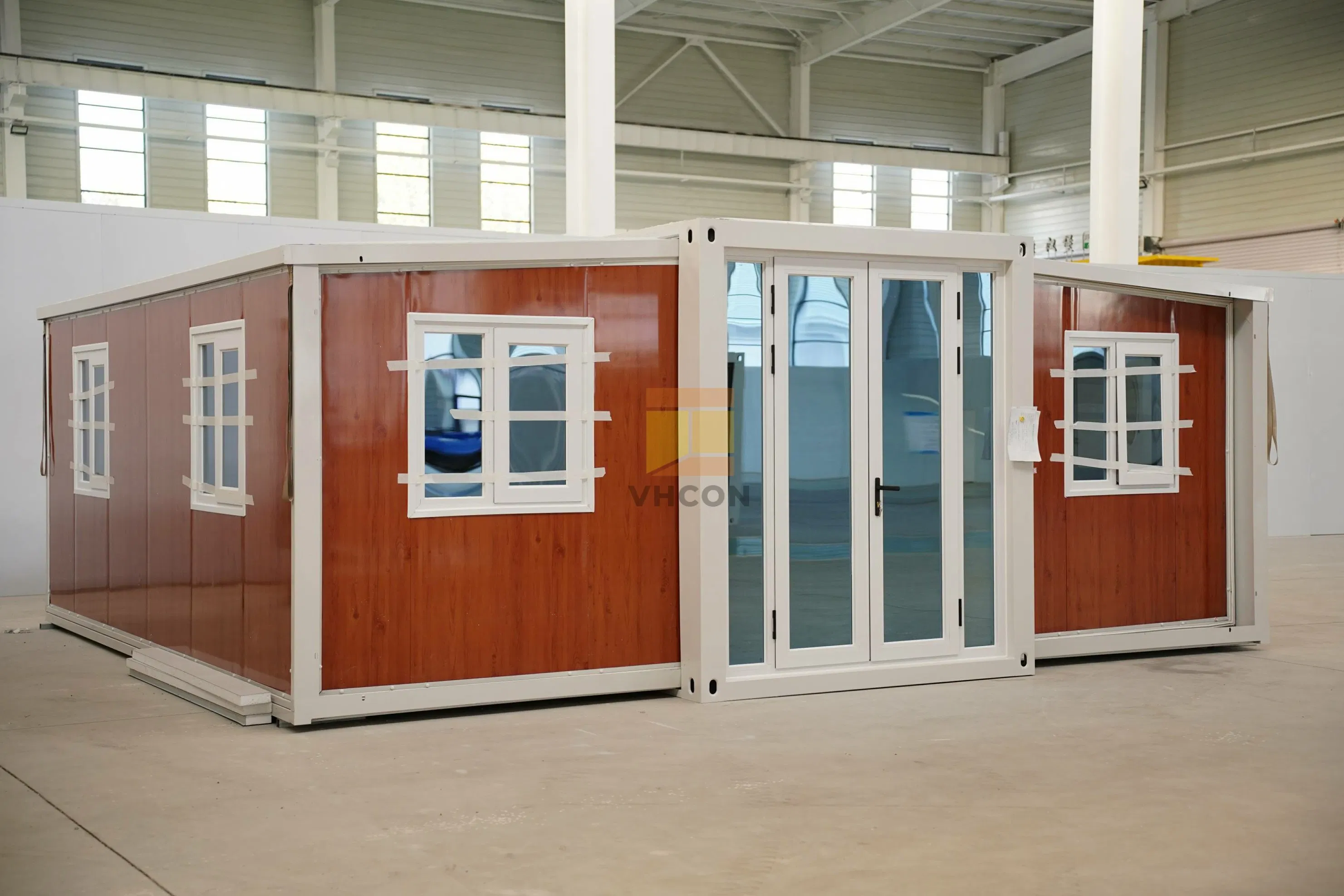 Anti-Seismic 20FT 40FT Movable Mini Prefabricated Home 2 3 4 5 Bedroom Foldable Expandable Container House Prefab Luxury Villa