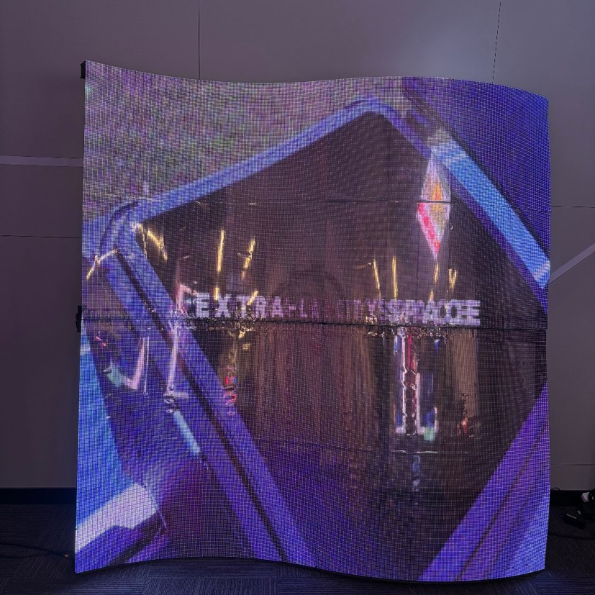 Ultra Bright Transparent LED Flexible Film Display Screen