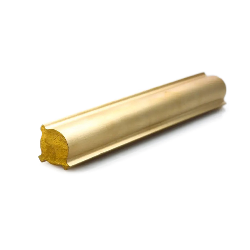 Special-Shaped Copper Lock Core Hardware Accessories Brass Extruded Profile Processing