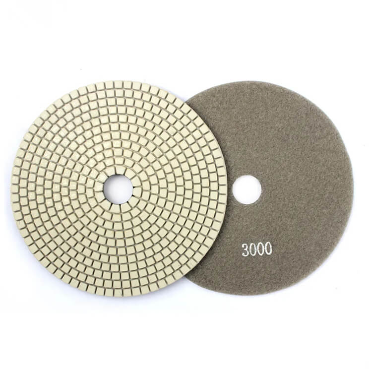 Wet Polishing Pad Diamond Flexible Pads Fixed on Air Polisher