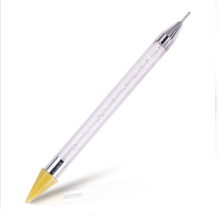 Beautiful Crystal Nail Art Wax Pen Diamond Colorful Nail Art Dotting Pen