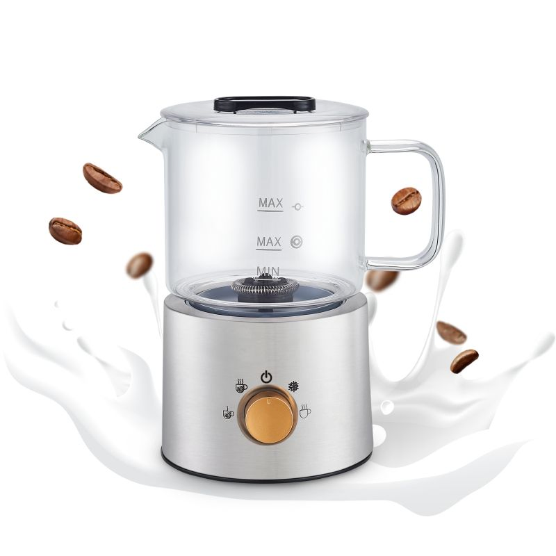 Large Capacity Automatic 4 in 1 Custom Cappuccino Electric Milk Frother and Heater