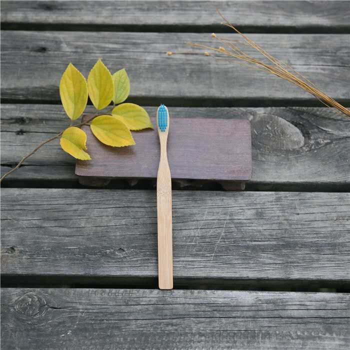 Bamboo Toothbrush with Customised Packing and Logo for Hotels, Travel