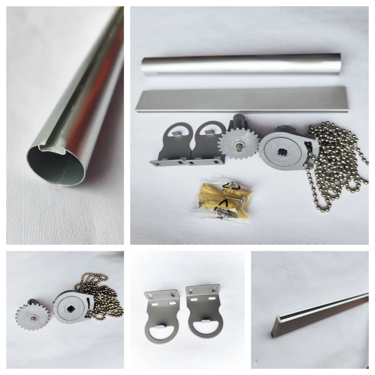 Vikson 25mm Manual Roller Blinds Complete Accessories Clutch Components Bead Chain Operation Bead Chain System Top Tube Brasket