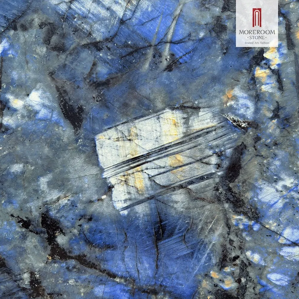 Oceanic Opal Gemstone Bar Top for Sintered Stone Countertop