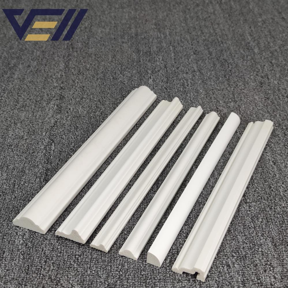 Multiple Sizes PS Skirting Board Polystyrene Baseboard for Home Commercial Use
