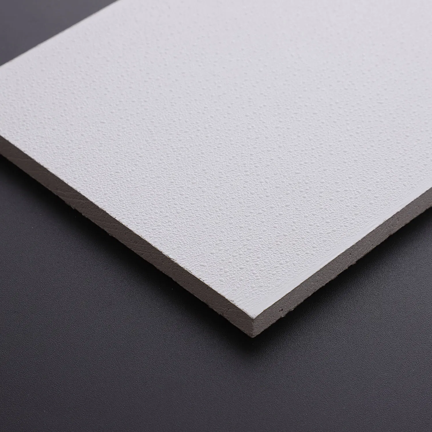 Trusus Brand 7mm Top Quality PVC Laminated Gypsum Tile False Ceiling