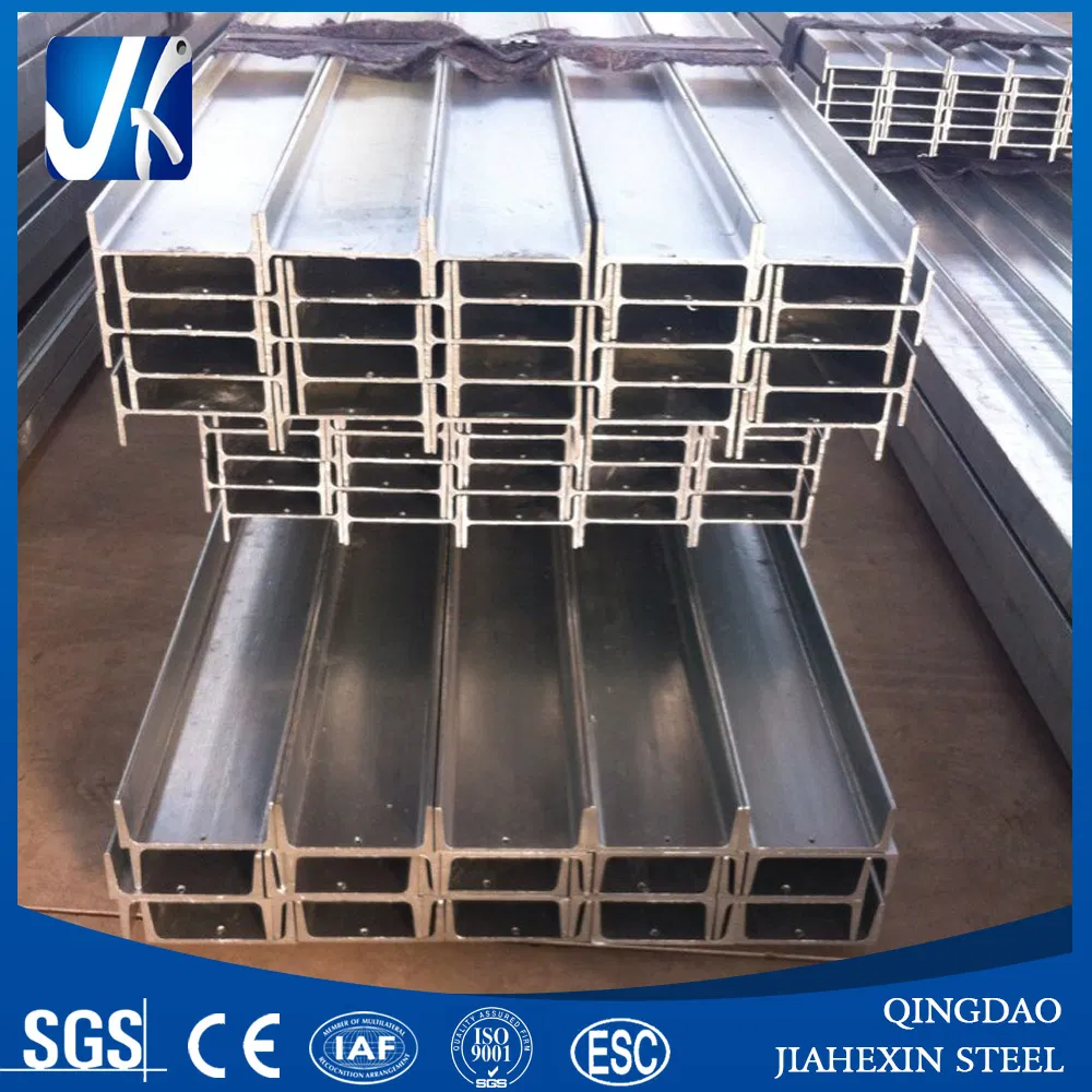 Hot DIP Galvanize H Beam 150*75mm with 16 Holes and 2 Slots, Solar System Project