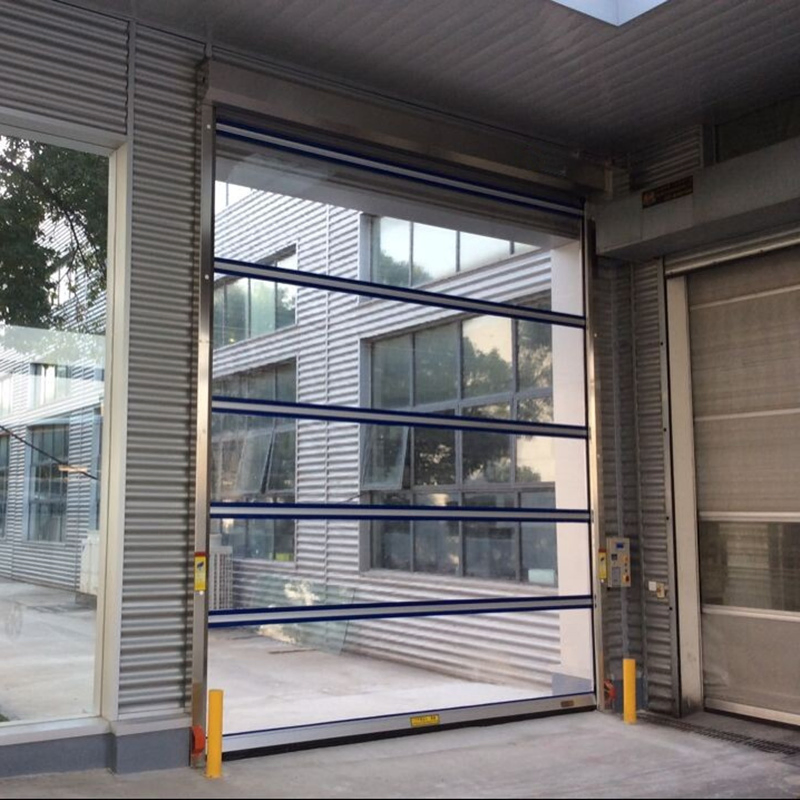 PVC Fabric Airtight Industrial Automatic High Speed Security Rapid Rolling Fast Door for Clean Room or Warehouse