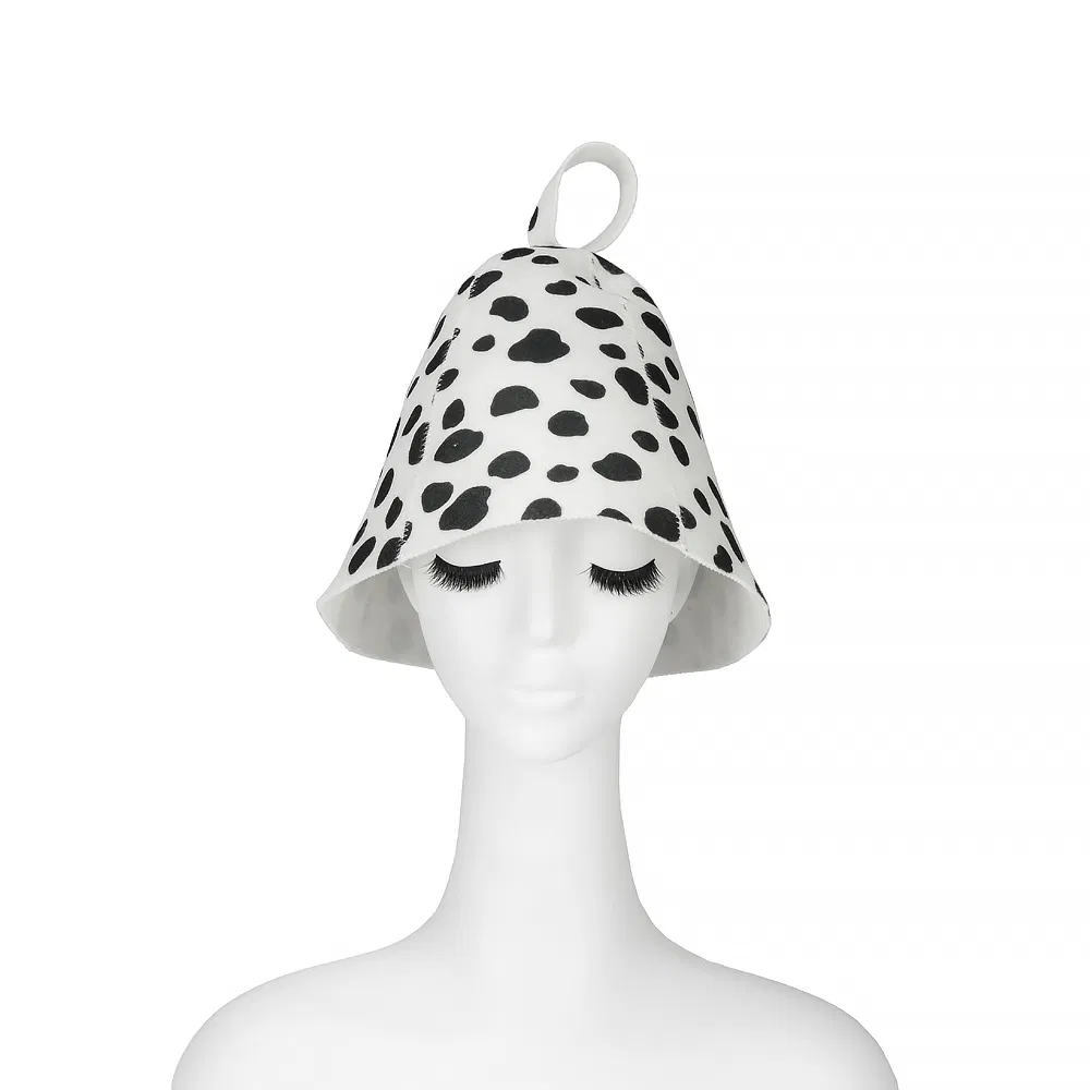 Insulated Headwear for Steam Room Lightweight Polyester Felt Sauna Hat