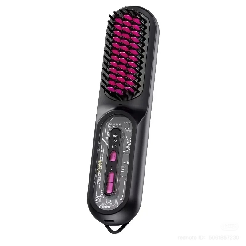 T96-Wireless Hair Straightener Negative Ion Hair Straightener Hair Care Electronic Brush