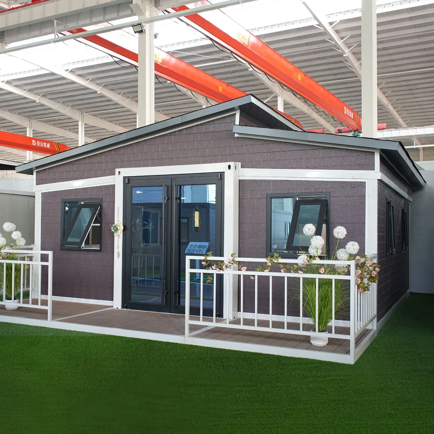 20FT/30FT/40FT Modern Prefab Luxury Prefabricated Container Living Villa 2 Bedroom Home Expandable with Bathroom and Kitchen Container House