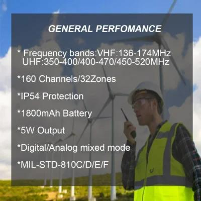 Портативная рация Belfone BF-TD506 5W цифровая/аналоговая