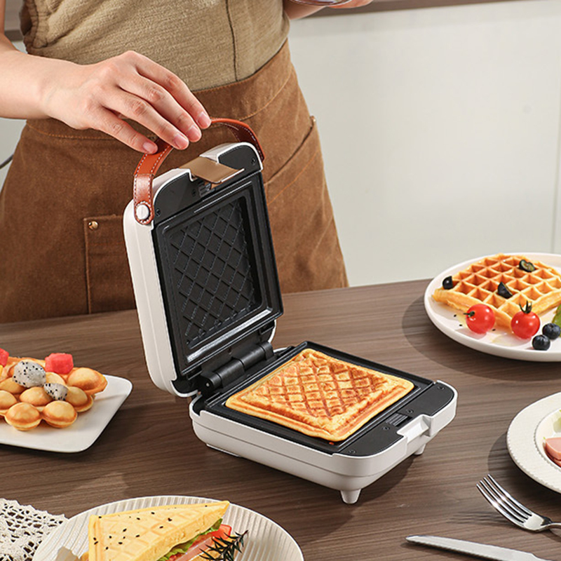 Portable Quick Breakfast Nonstick Electric Sandwich Maker