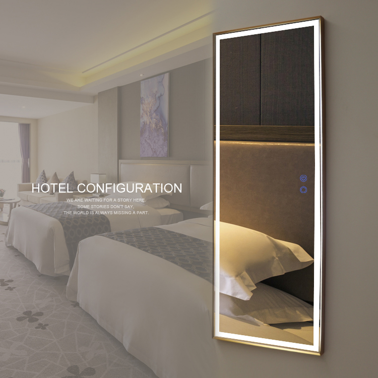 China Factory Full Length Lighted LED Wall Hanging Smart Mirror