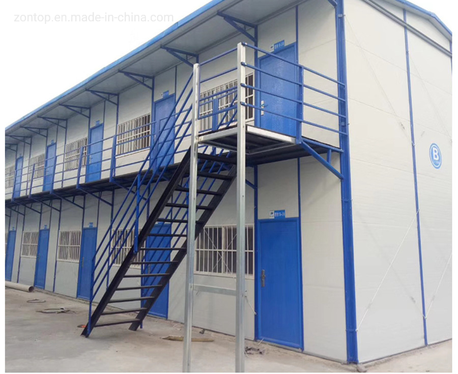 Easy Install High Quality Modular Portable Laborer Dormitory Canteen Two Storey Building Prefabricated K Homes