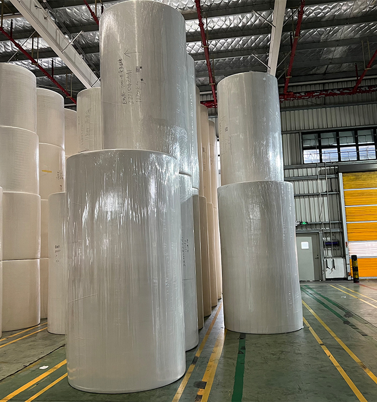Tissue Paper Mother Jumbo Roll Suppliers Wholesale White Toilet Paper Raw Material