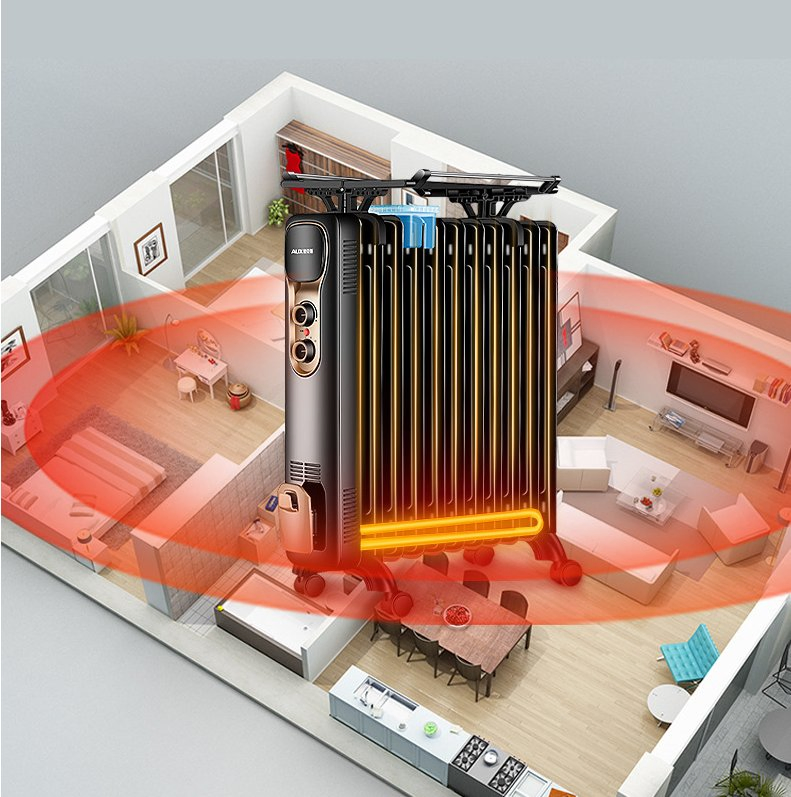 Hot Sale 800W~2000welectric Heater Home Oil Filled Radiator Bathroom Radiators