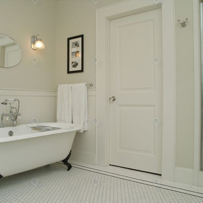 Pure Color Modern Style Interior Doors Wood Soild Core