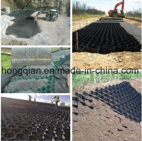 Cellular Confinement System HDPE Geoweb Plastic Geocell Smooth and Textured Surface Supply