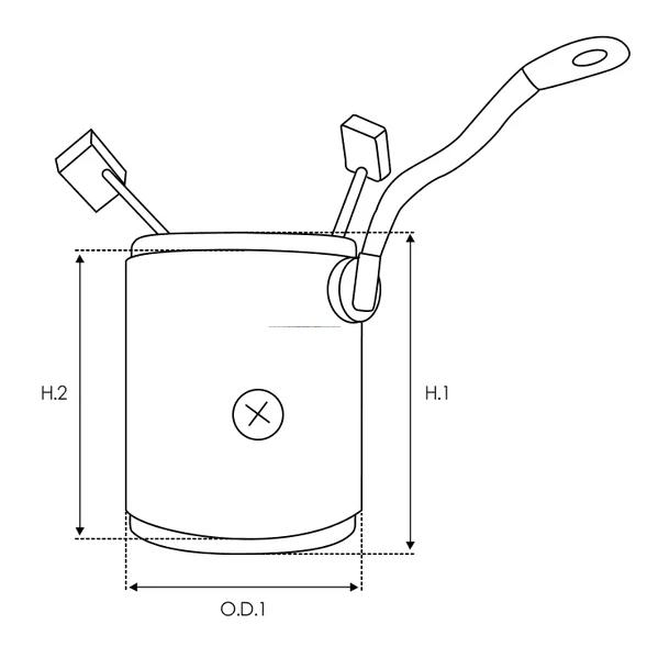 Корпус стартера Mitsubishi M800X49671 Bosch 0001231001/0001231002