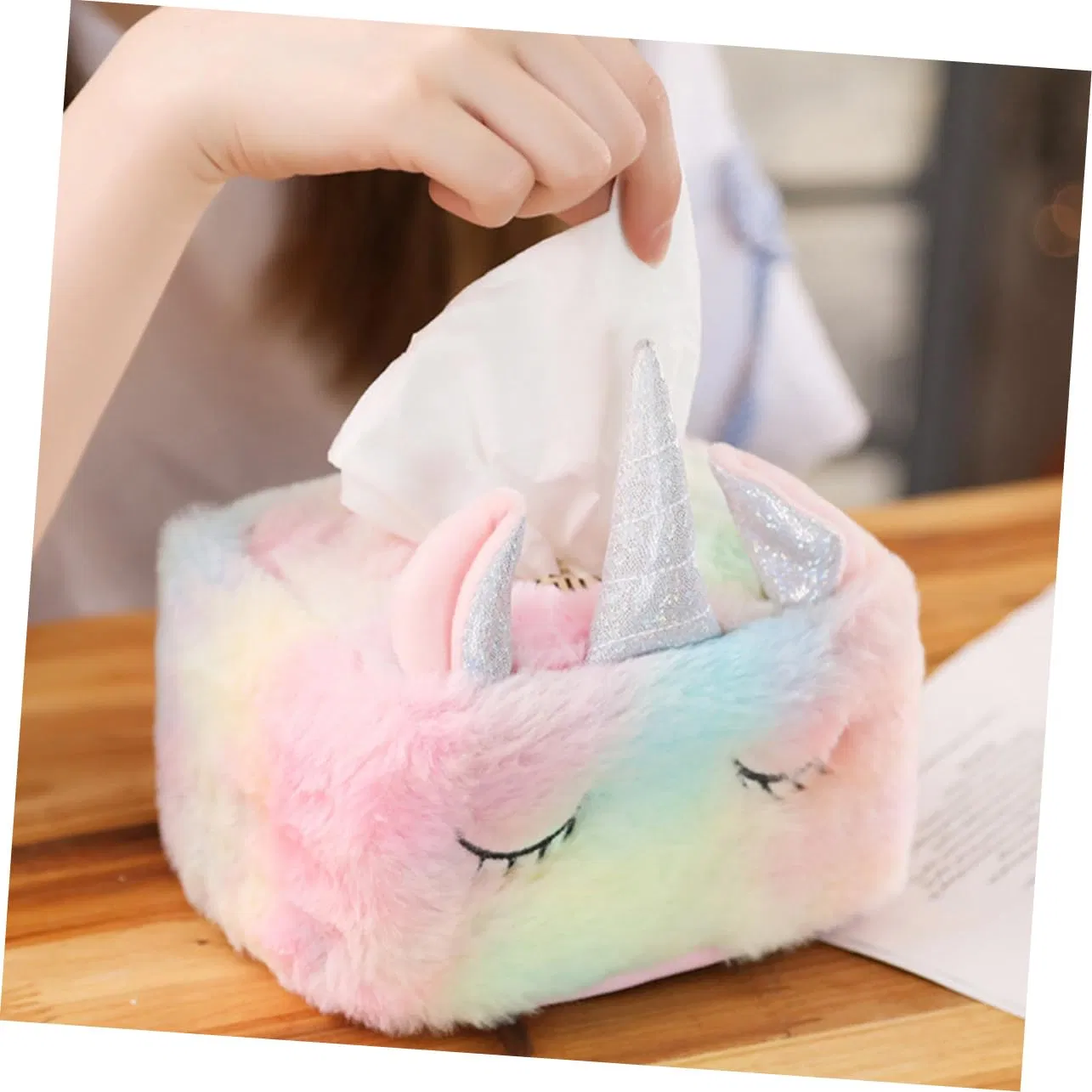 New Design Car Desk Holder Cartoon Paper Holder Dedicated Creative Tissue Box