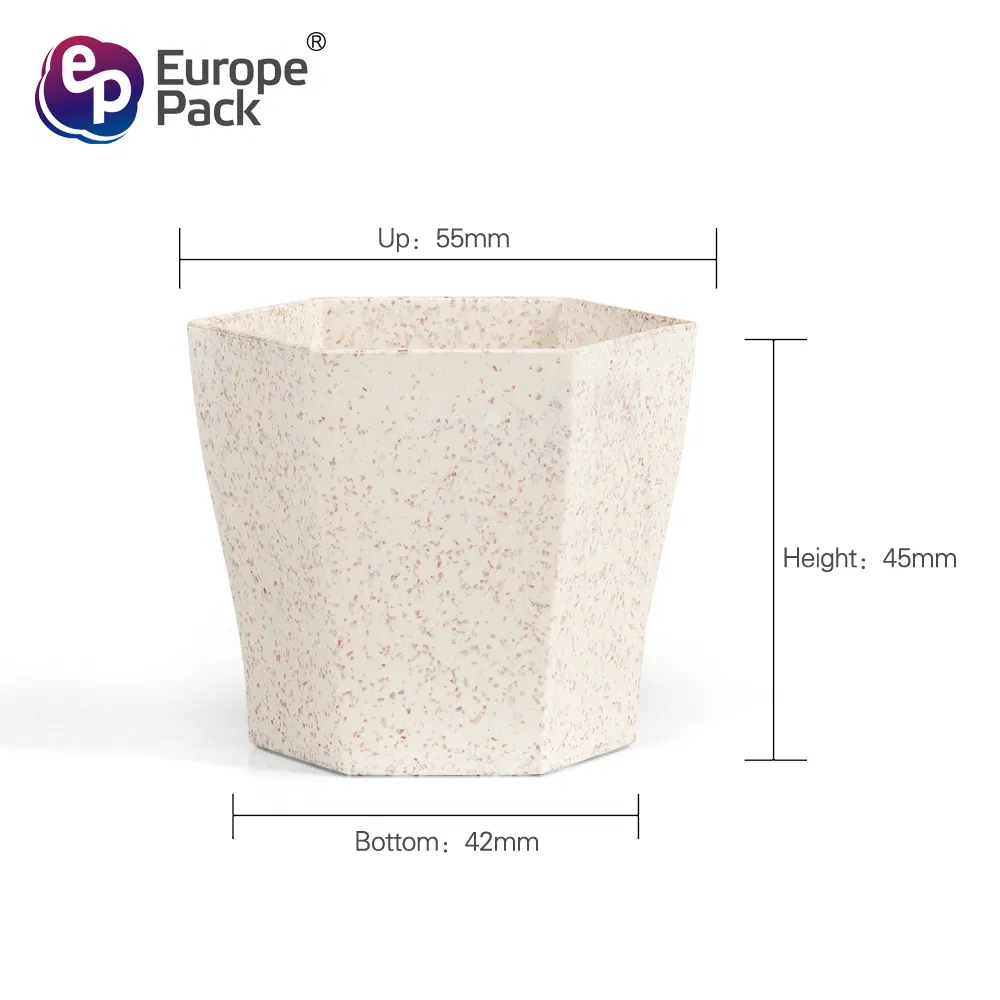 Mini Disposable Shot Glasses Plastic Aesthetic Shot Sangria Cups 2oz Set for Camping Healthy Kitchen Cup for Kids Adult Wheat PP