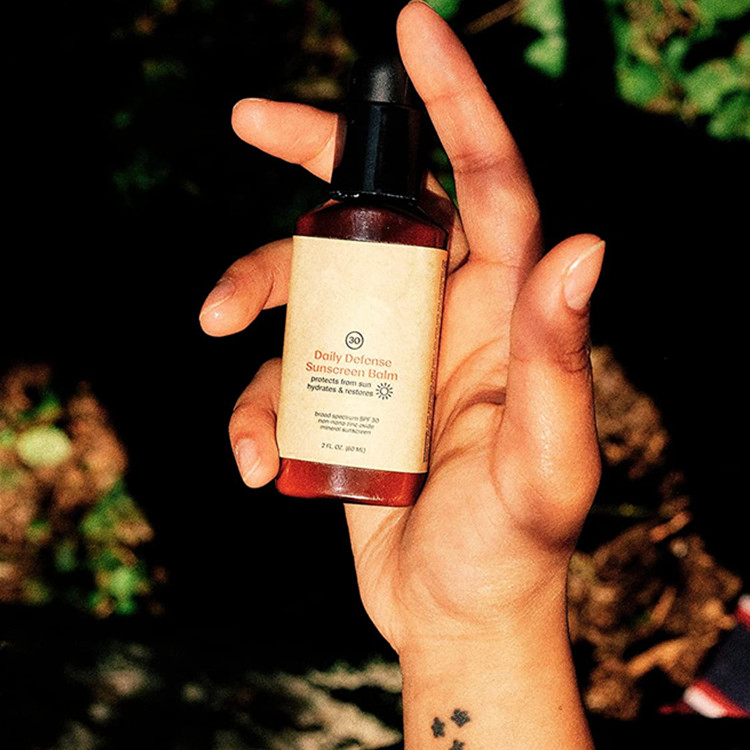 Natural Mineral Face Sunscreen SPF 30 for Smooth Skin