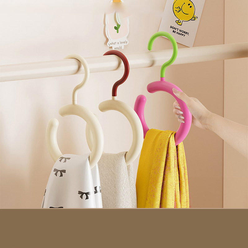 Scarf Rack Multifunctional Display Rack Clothing Store Round Scarf Hangers Tie Hanger Hat Rotatable