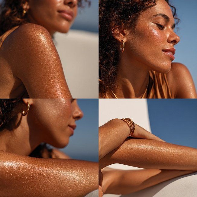 OEM/ODM Patented Vc-IP Antioxidant Natural/Bronze Liquid Highlighter Antioxidant Anti-Fading Long-Lasting Body & Face 2-in-1 Highlight