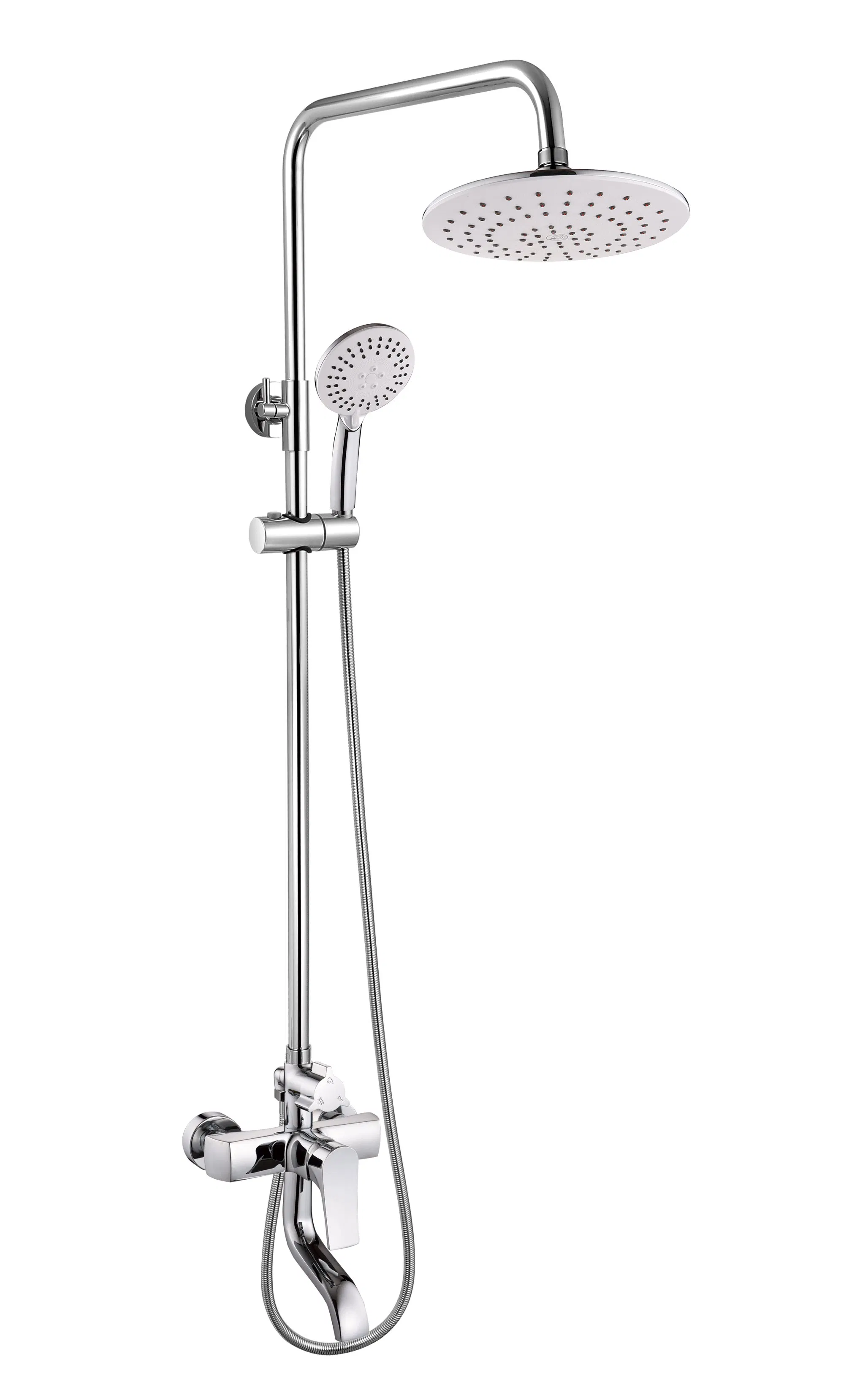 Bathroom Accessories Single Lever Brass Shower Head Shower Faucet Shower Column with Bathtub