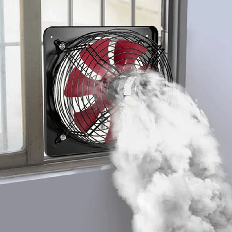 12 Inch 220V Wall Mount Exhaust Ventilation Fan Kitchen Extractor Fan