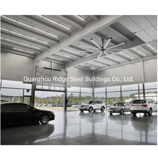 Prefabricated Seismic Brace Steel Structure Building for Car 4s Exhibition Shop