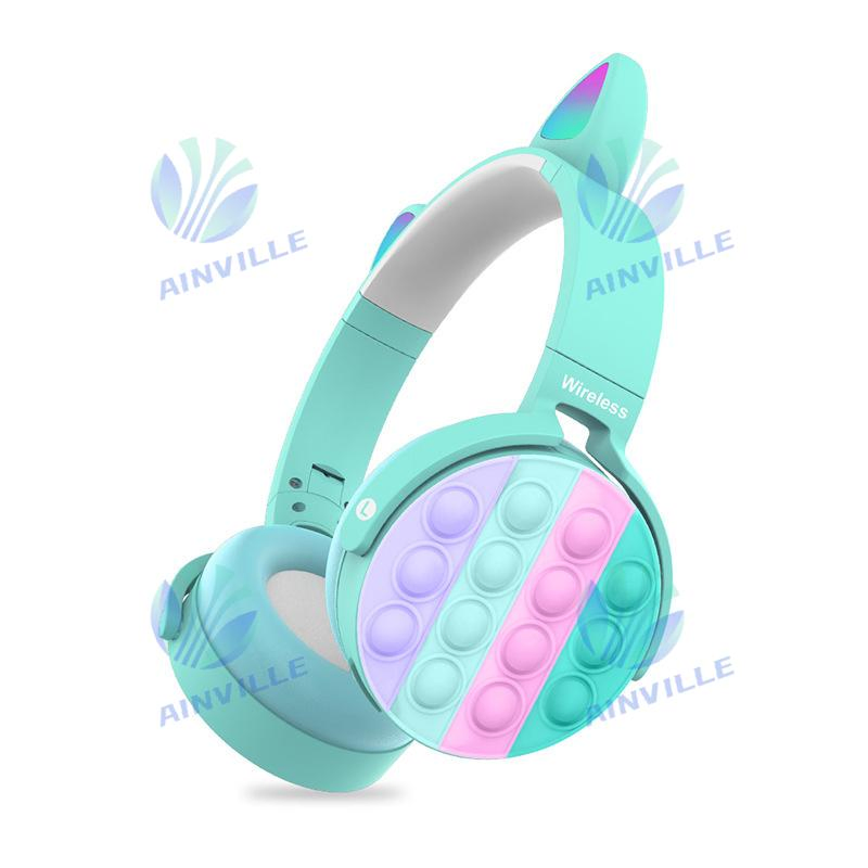 Беспроводные наушники CXT-950 с кошачьими ушками