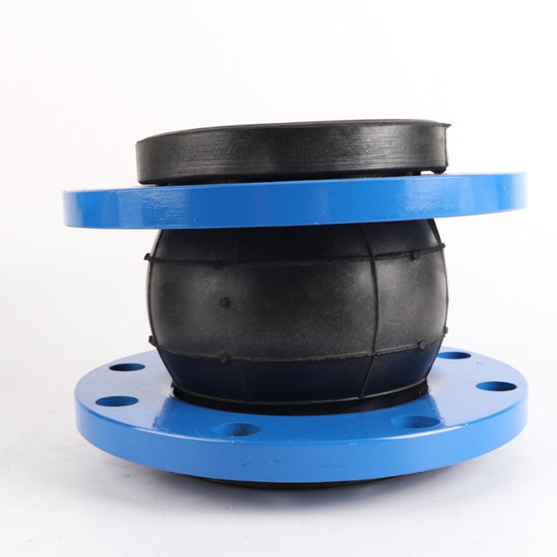 Rubber Expansion Joint Single Sphere Carbon Steel Zinc Plated Rubber Expansion Joint