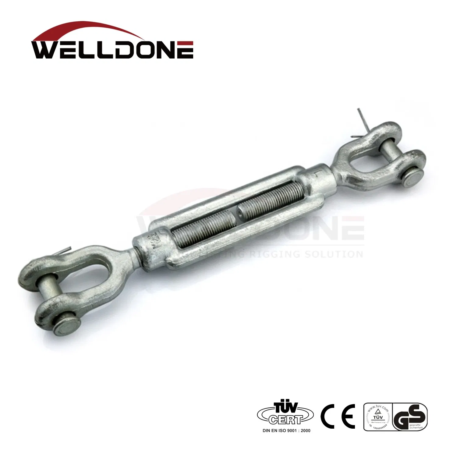 Us Type Good Quality Drop Forged Turnbuckle Jaw & Jaw