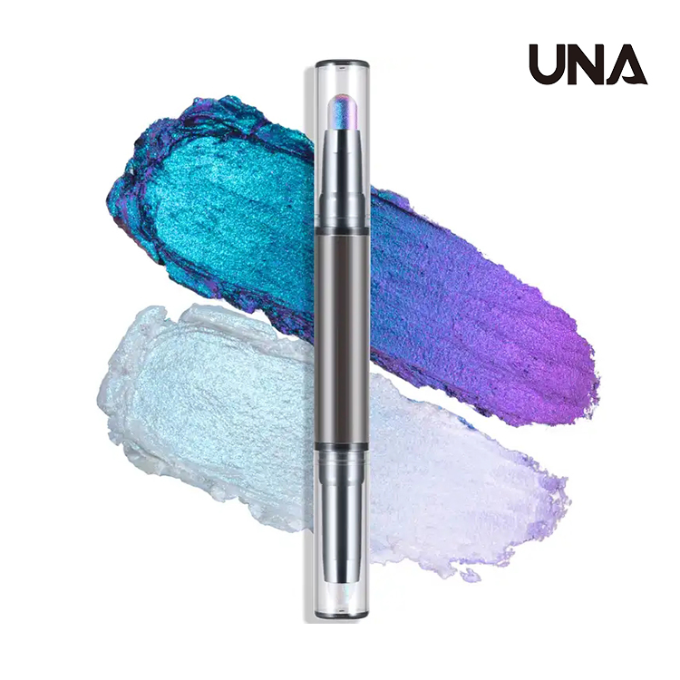 New Multichrome High Pigment Eyeshadow Stick Logo Custom Eye Makeup Highlighter Stick