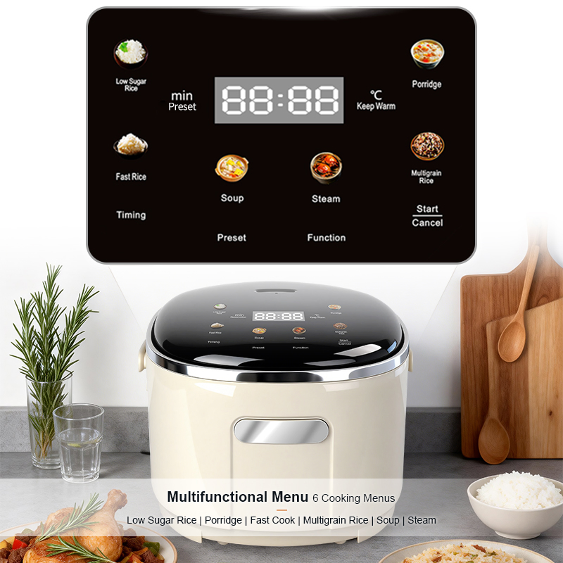 Factory Wholesale 3L Multifunctional Ih Smart Digital Low Sugar Electric Rice Cooker