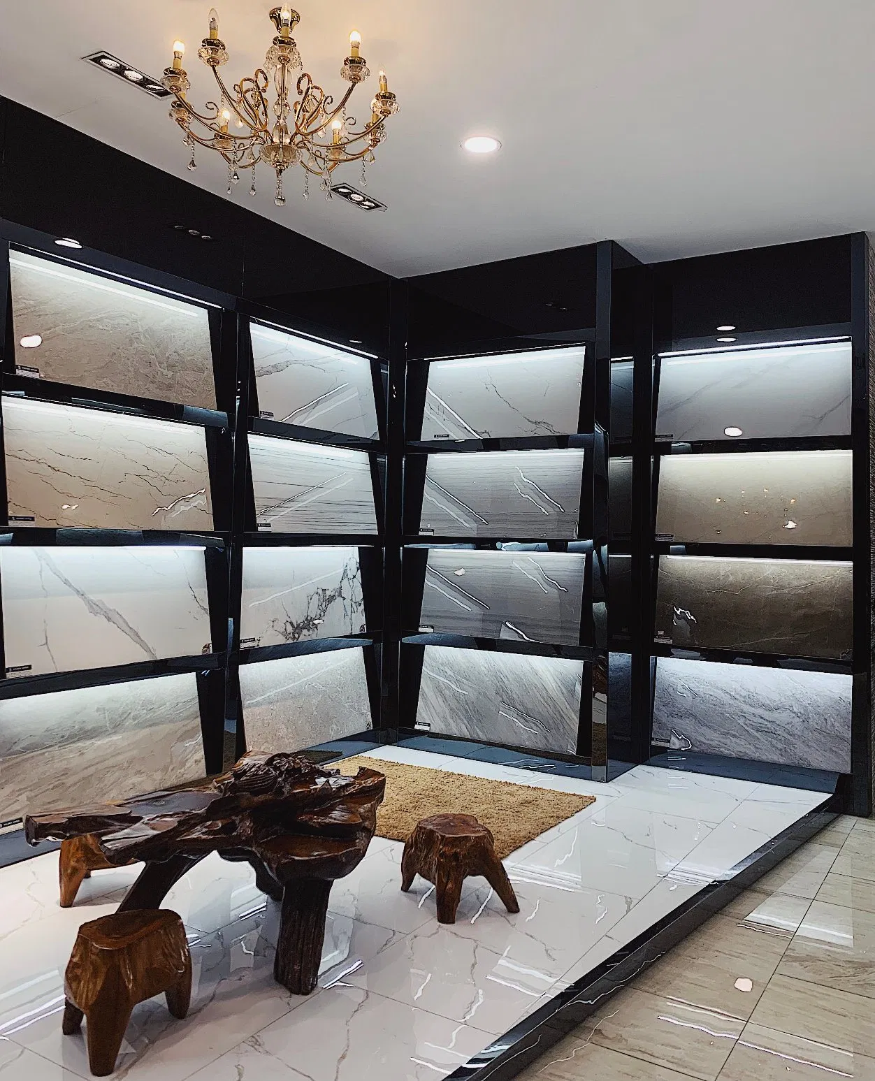 Фарфоровая плитка под мрамор 600x1200 мм