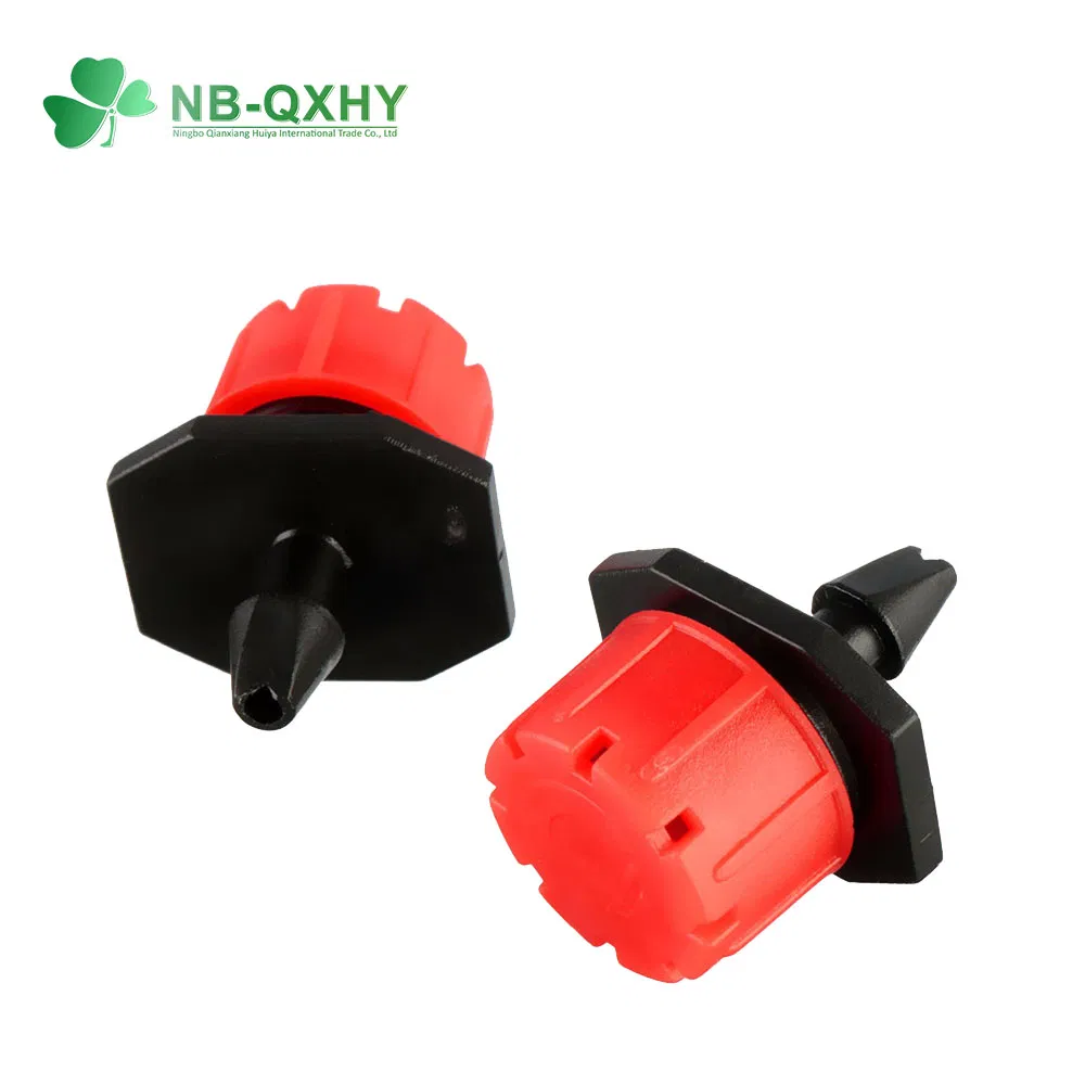 Garden Dripper Flow Adjust Online Dripper Plastic PC Dripper for Agricultural Drip Irrigation