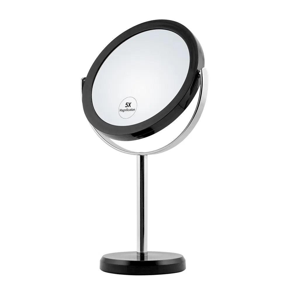 Transparent Double Sided Desk Mirror 10X HD Magnifying Beauty Mirror 360 Degree Rotating Makeup Mirror E-Commerce Hot Sale