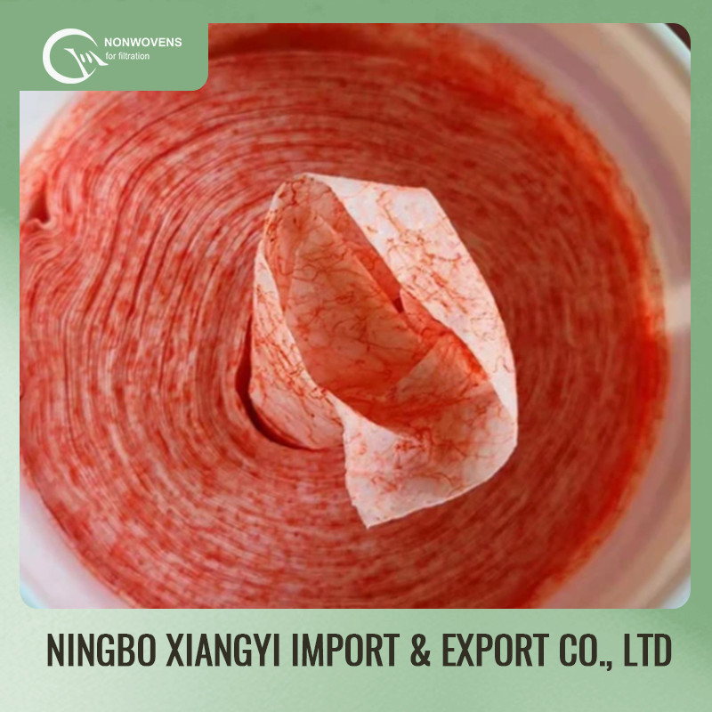 Red Meltblown Polypropylene Non Woven Cleaning Cloth