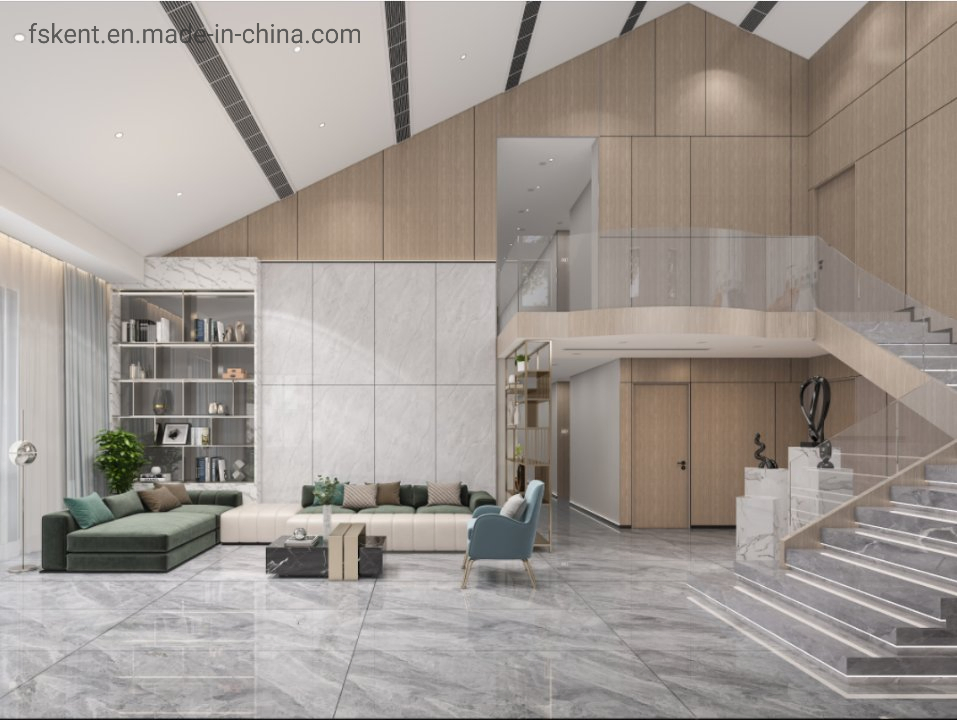 Floor Tiles Glazed Porcelain Ceramic Tiles Full Body Marble Tile Foshan 750*1500mm Beige