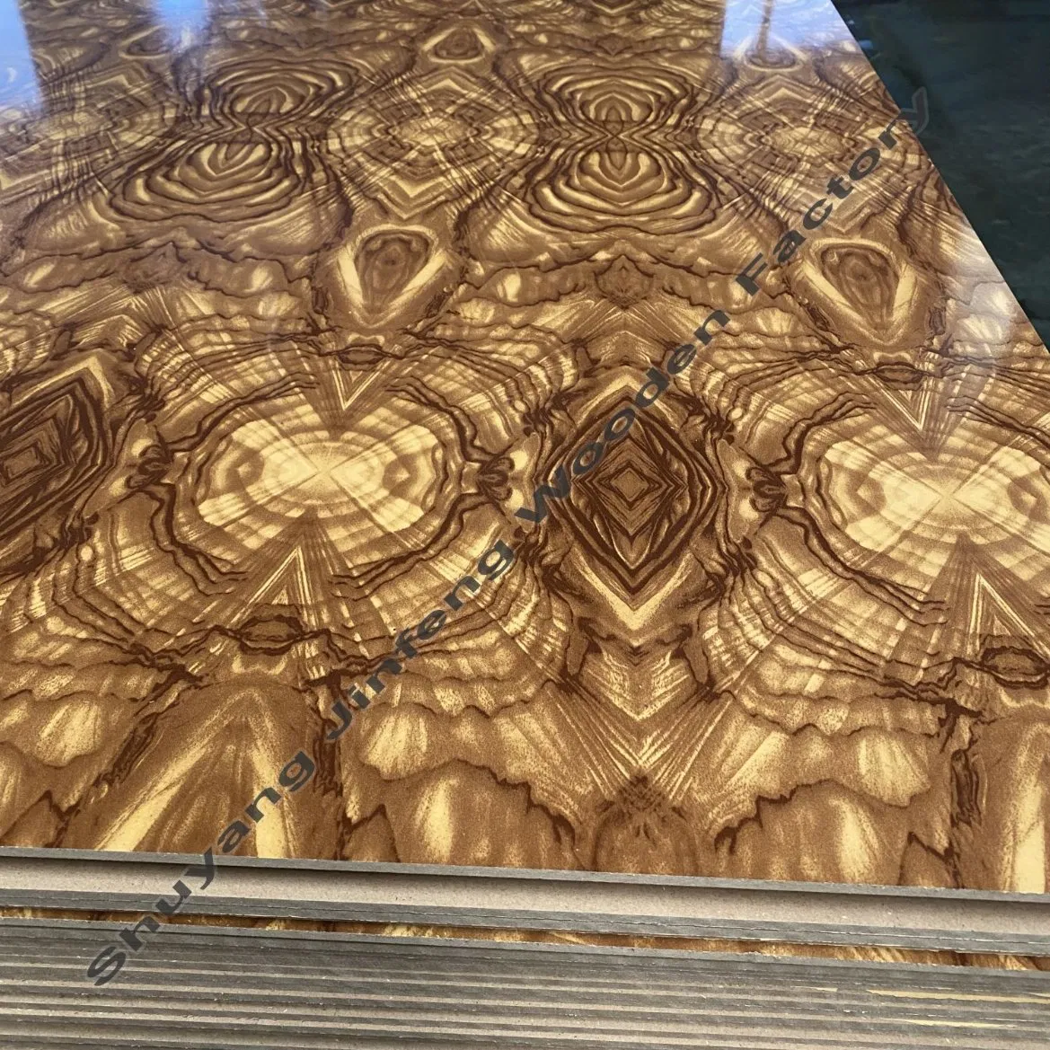 2.7mm 3mm Africa India One Side Melamine MDF Board