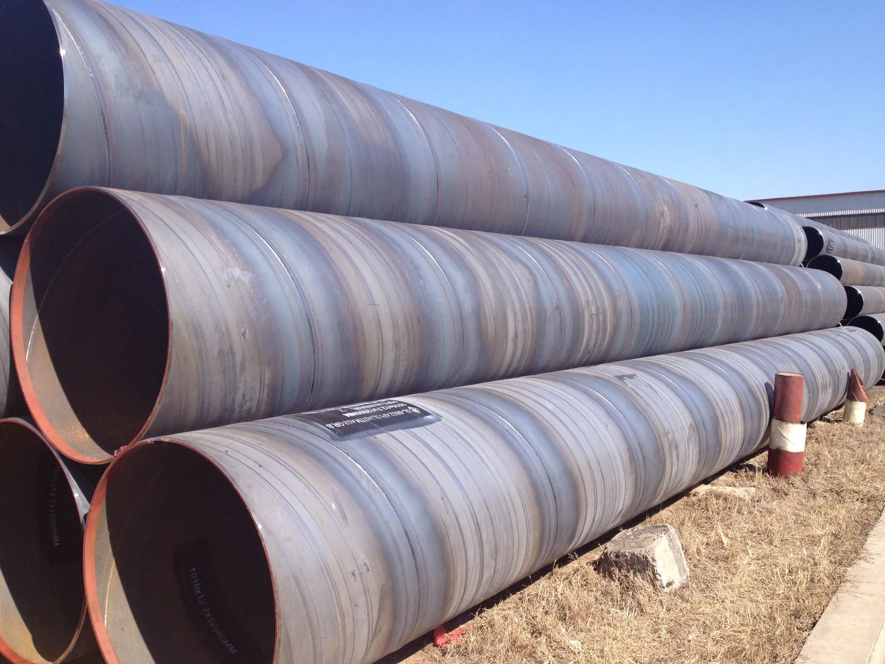 En 10219 S355j2h J0h Spiral Welded Pipe for Bridge Construction