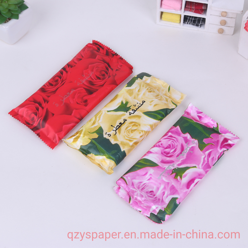 Individual Packed Disposable Wet Towels Clean Wet Wipes for Restaurant/Wedding/Party