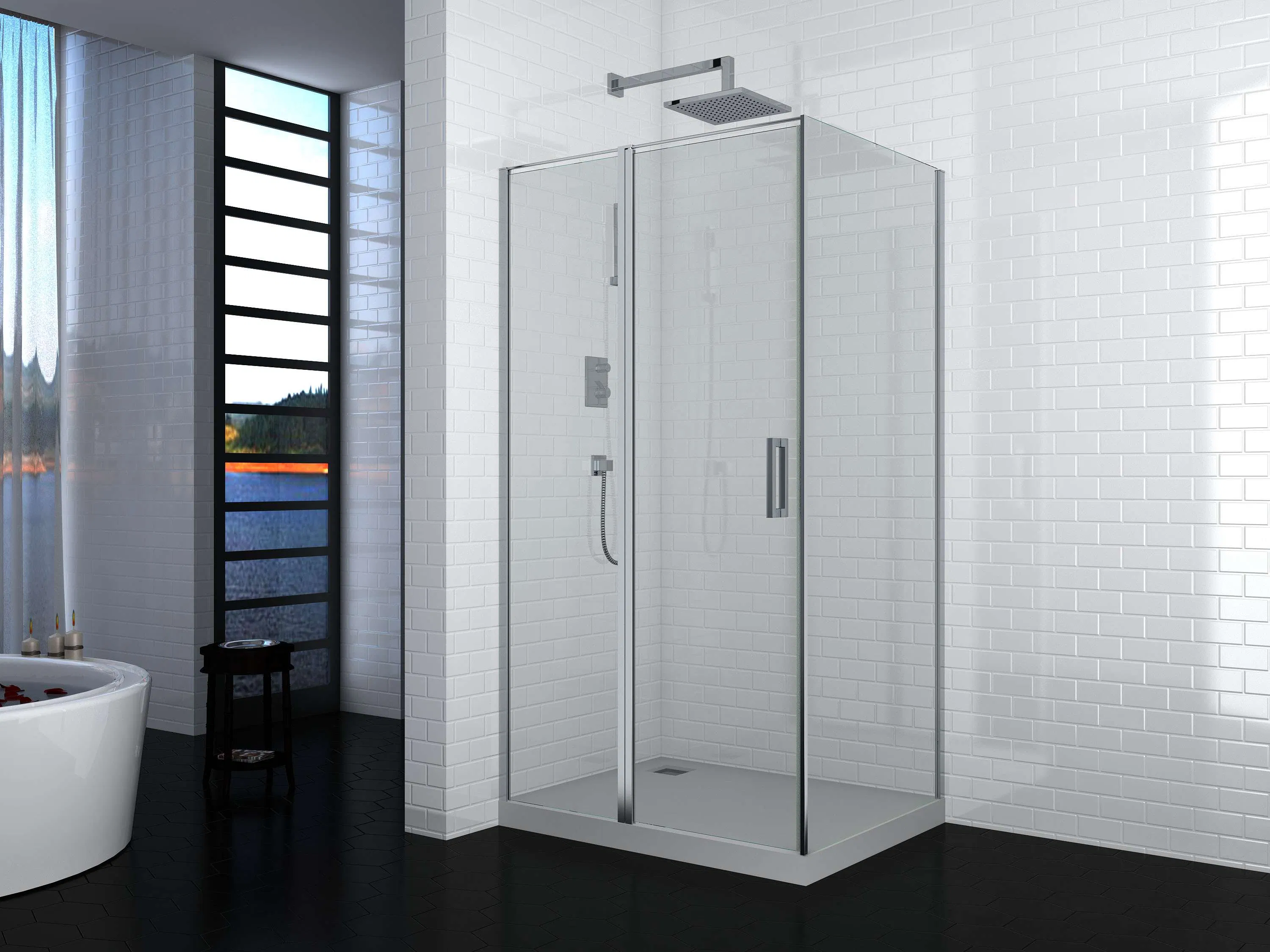 High Level Shower Room Shower Enclosure High Quality