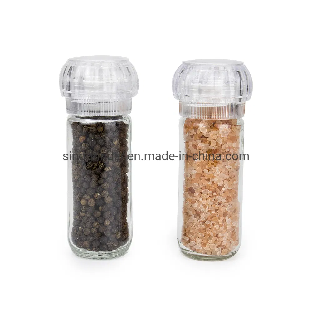 2022 Amazon Kitchen Gadgets Glass Jar Salt and Pepper Grinder